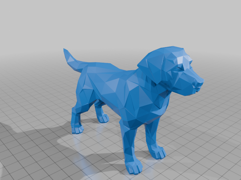 artistic statue STL-digital art figurines_CF Dog - Labrador