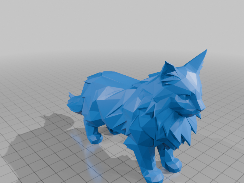 artistic statue STL-digital art figurines_CF Cat - Maine Coon