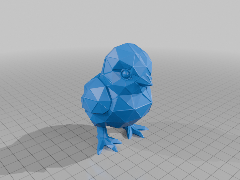 artistic statue STL-digital art figurines_CT Chick