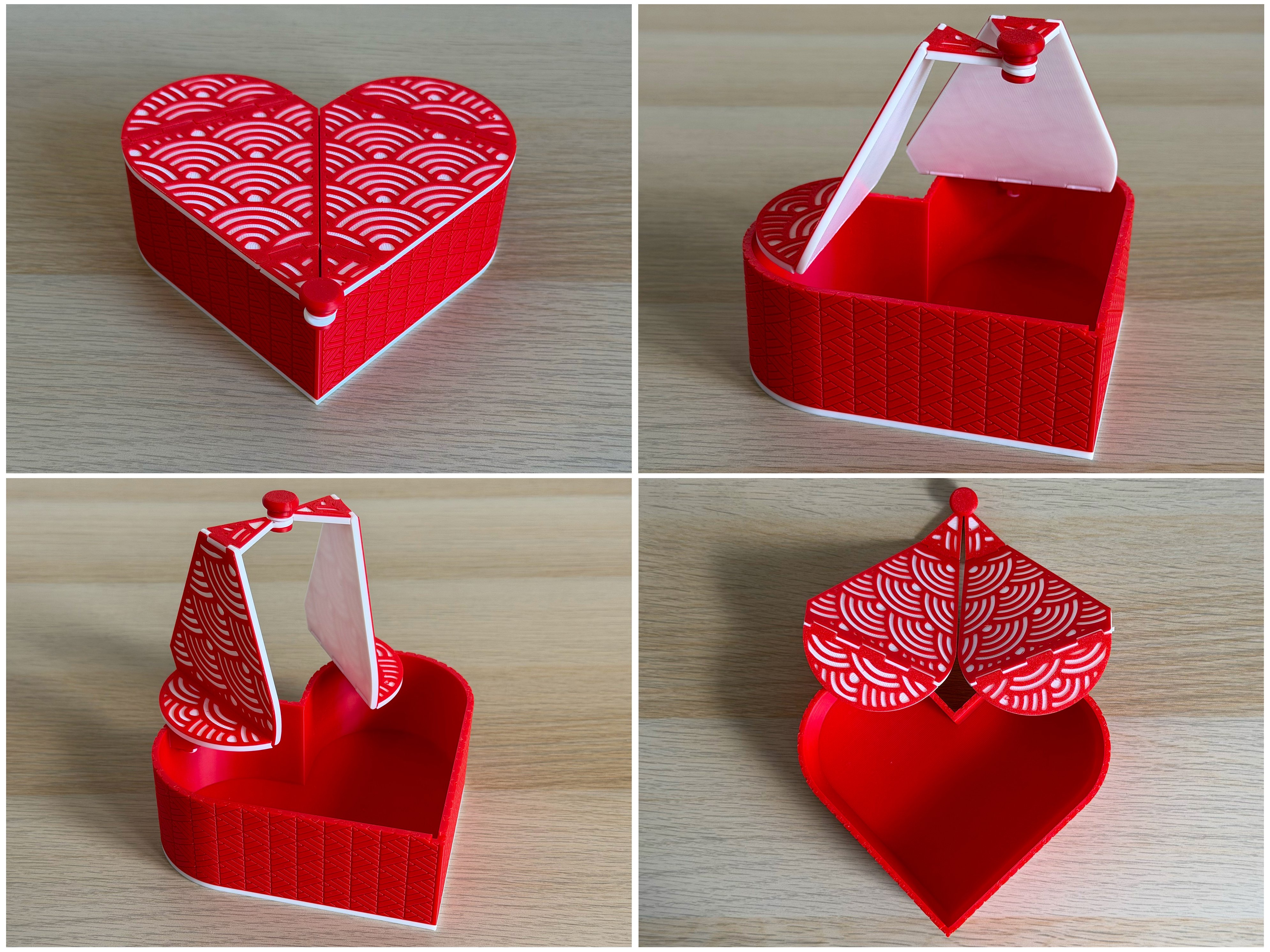 replica prop STL-3D printable cosplay weapons_Origami Heart Box
