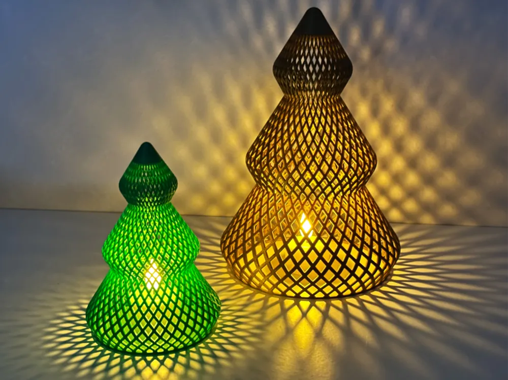 3D printed wall decor-hanging 3D art designs_Christmas Tree