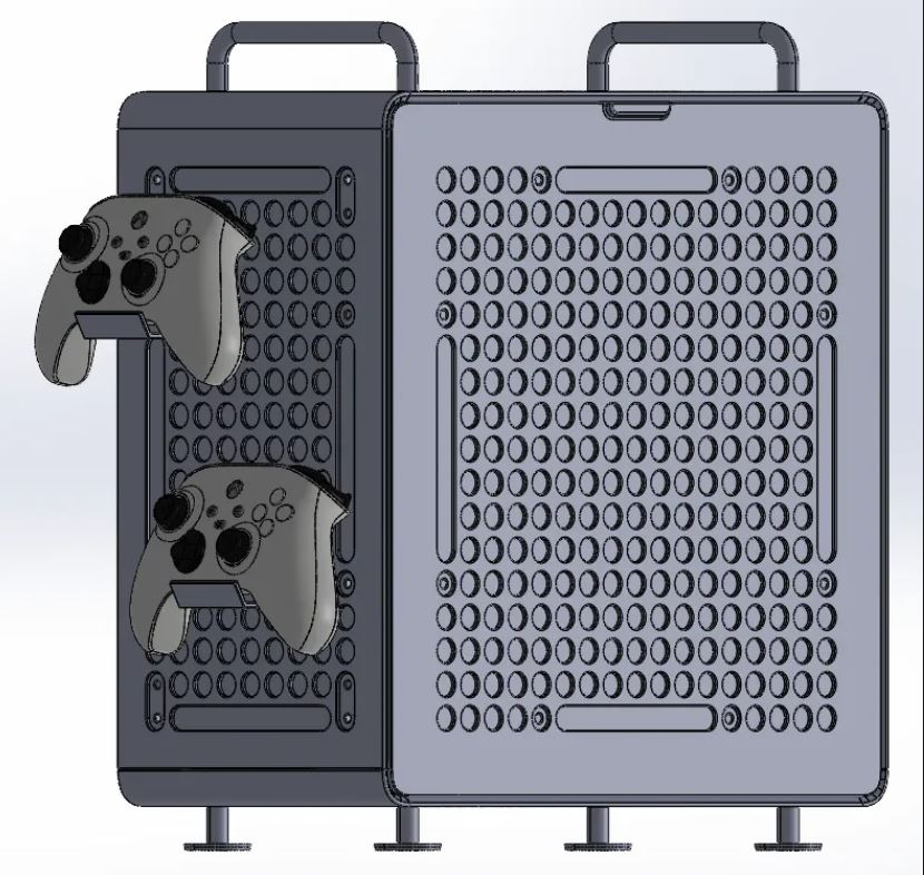 everyday 3D models-desktop gadget STL_QubeGrip controller stand