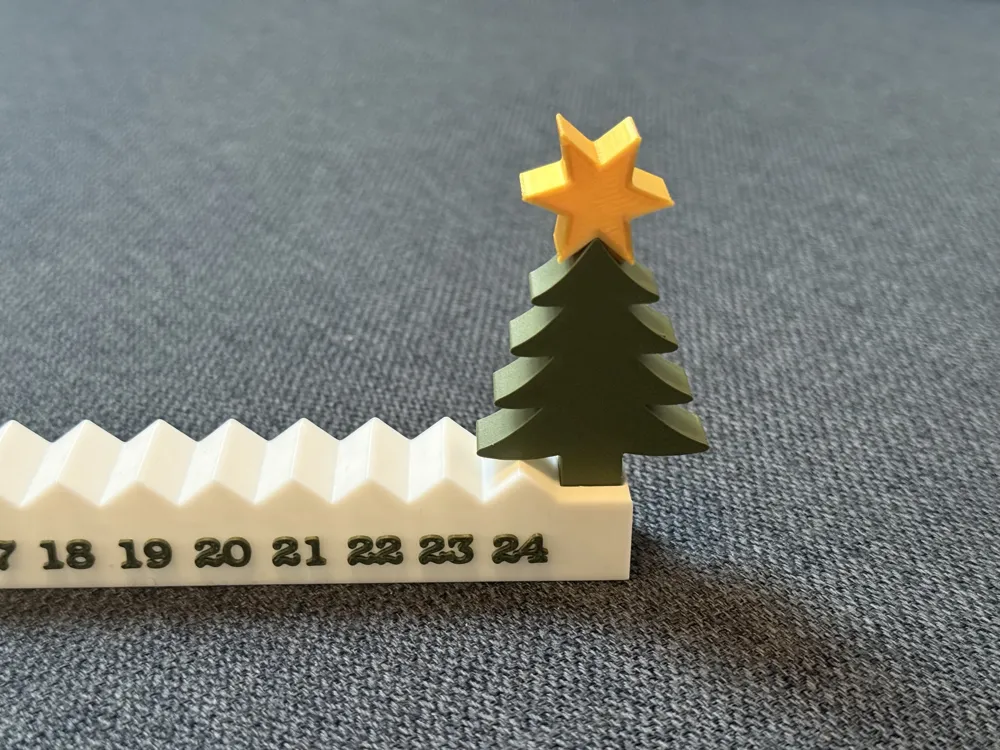 artistic statue STL-digital art figurines_Starry Christmas Countdown