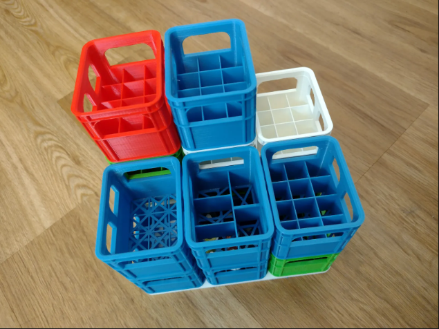 raspberry pi case STL-Arduino housing 3D model_3D-Printable Battery Storage Crates