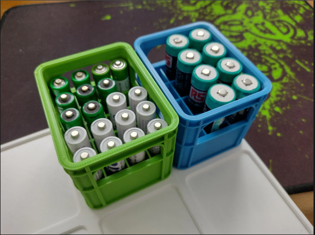 raspberry pi case STL-Arduino housing 3D model_3D-Printable Battery Storage Crates