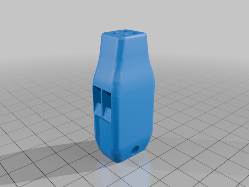 raspberry pi case STL-Arduino housing 3D model_Backpacking Whistle - Extremely Loud - smoothed wi