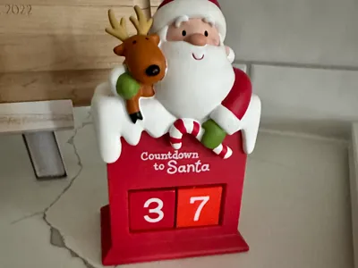 artistic statue STL-digital art figurines_Christmas Countdown Replacement Number Cube