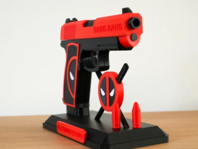 everyday 3D models-desktop gadget STL_GunModel