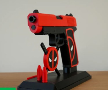 everyday 3D models-desktop gadget STL_GunModel