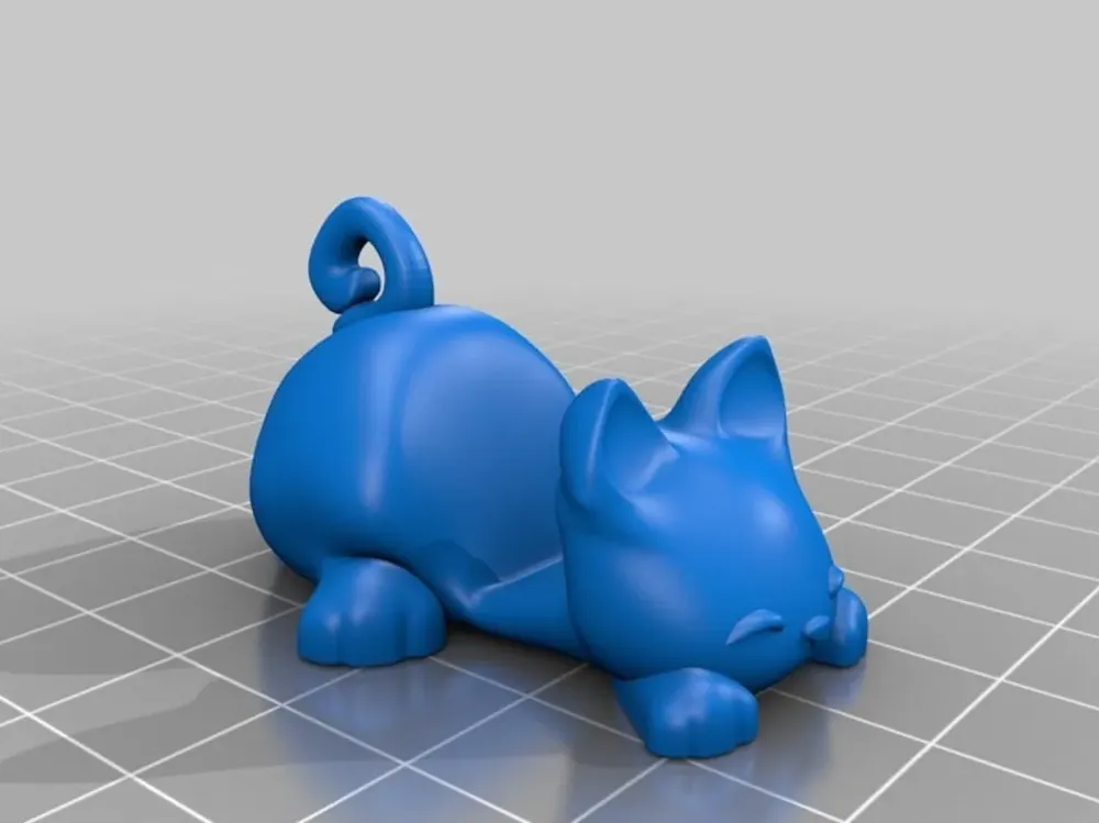 modular toy parts-interlocking 3D models_Cat Phone Holder