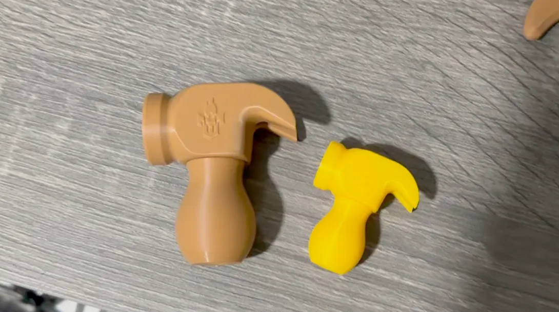 modular toy parts-interlocking 3D models_Cute Mini Hammer & Sickle Toy – 3D Printable Model