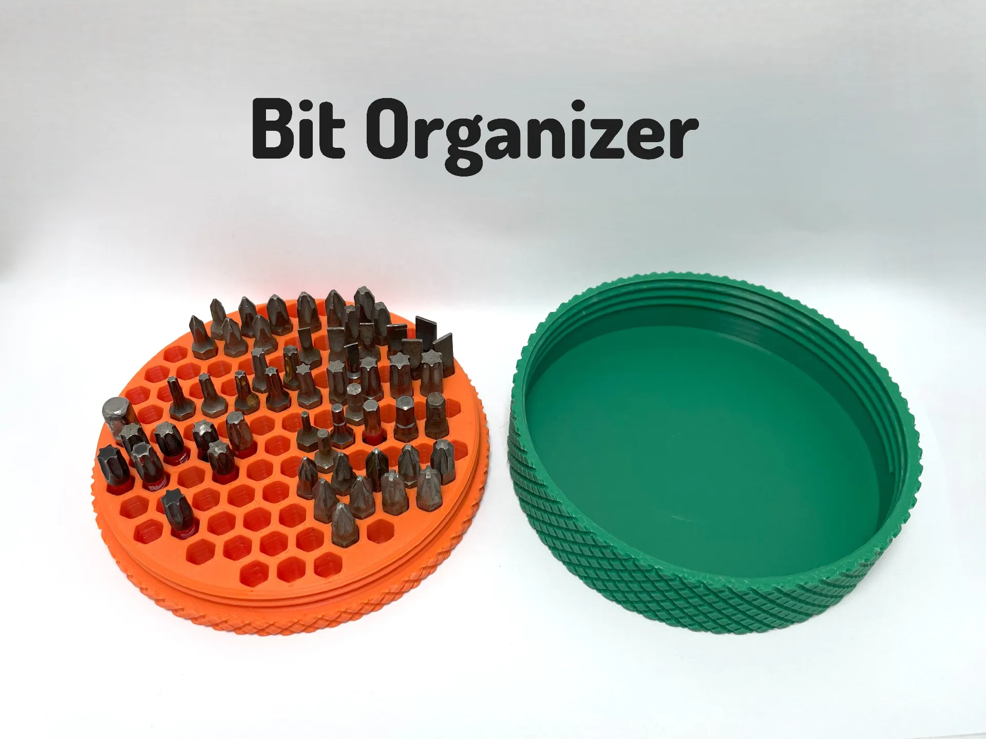 functional 3D components-engineering 3D print models_Bit Organizer