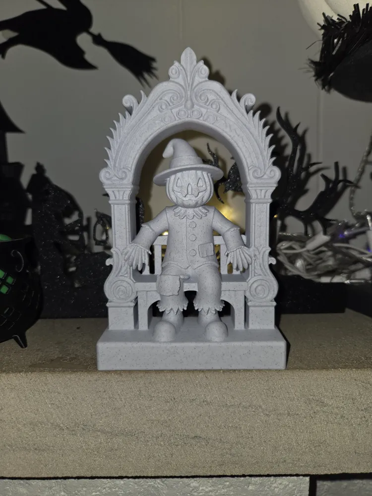 artistic statue STL-digital art figurines_Victorian Scarecrow