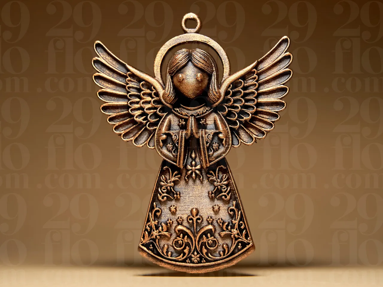 artistic statue STL-digital art figurines_Angel-mas