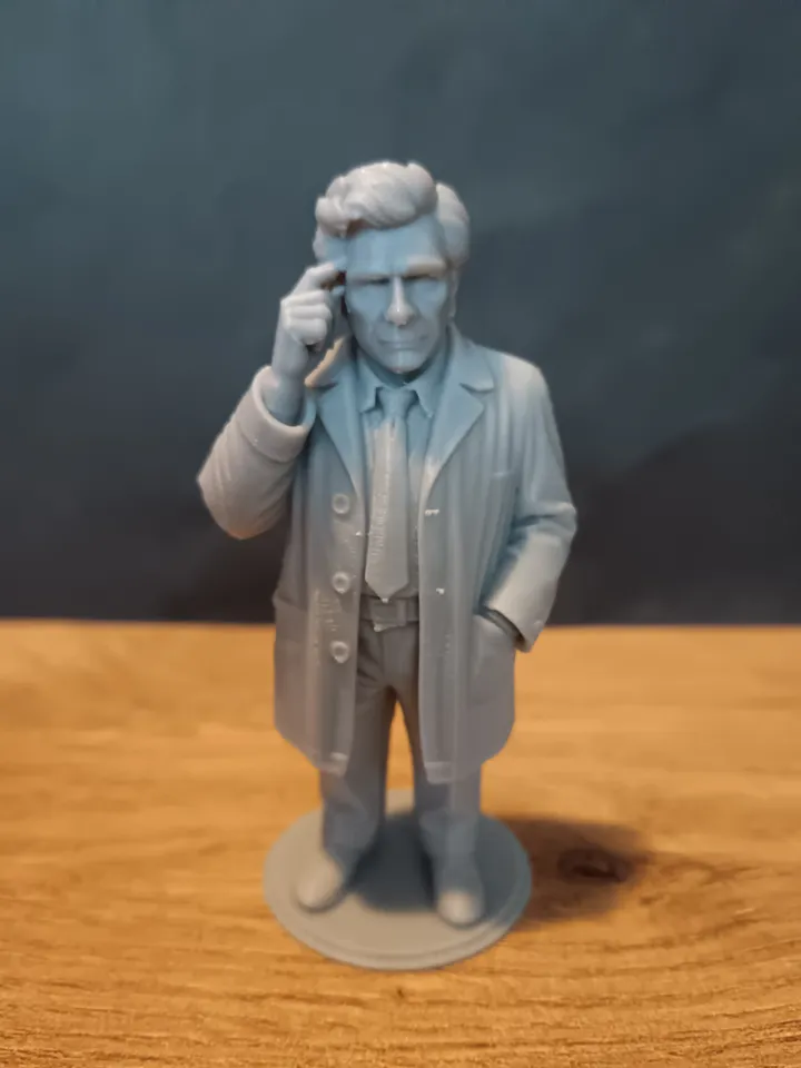 artistic statue STL-digital art figurines_Detective Colombo