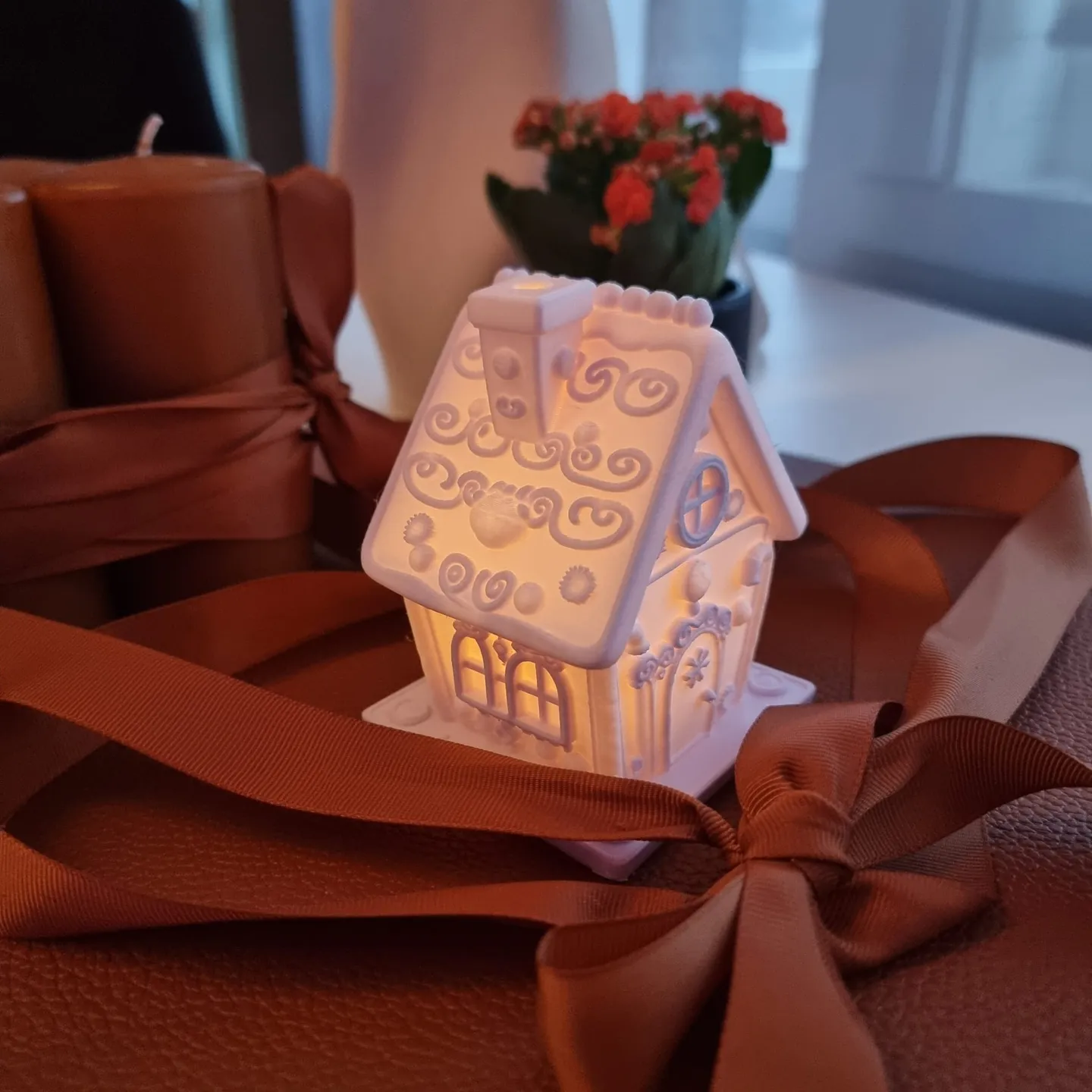 raspberry pi case STL-Arduino housing 3D model_Mini 3D LED House Decor – Warm Ambient Night Light