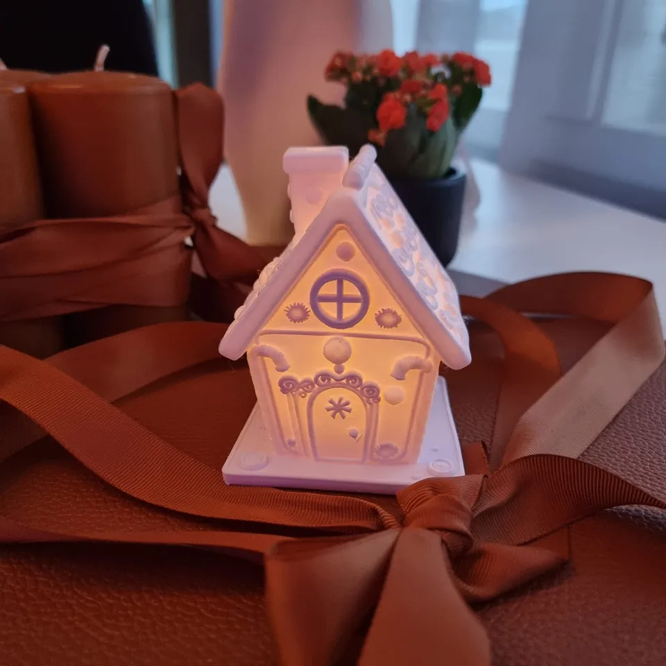 raspberry pi case STL-Arduino housing 3D model_Mini 3D LED House Decor – Warm Ambient Night Light