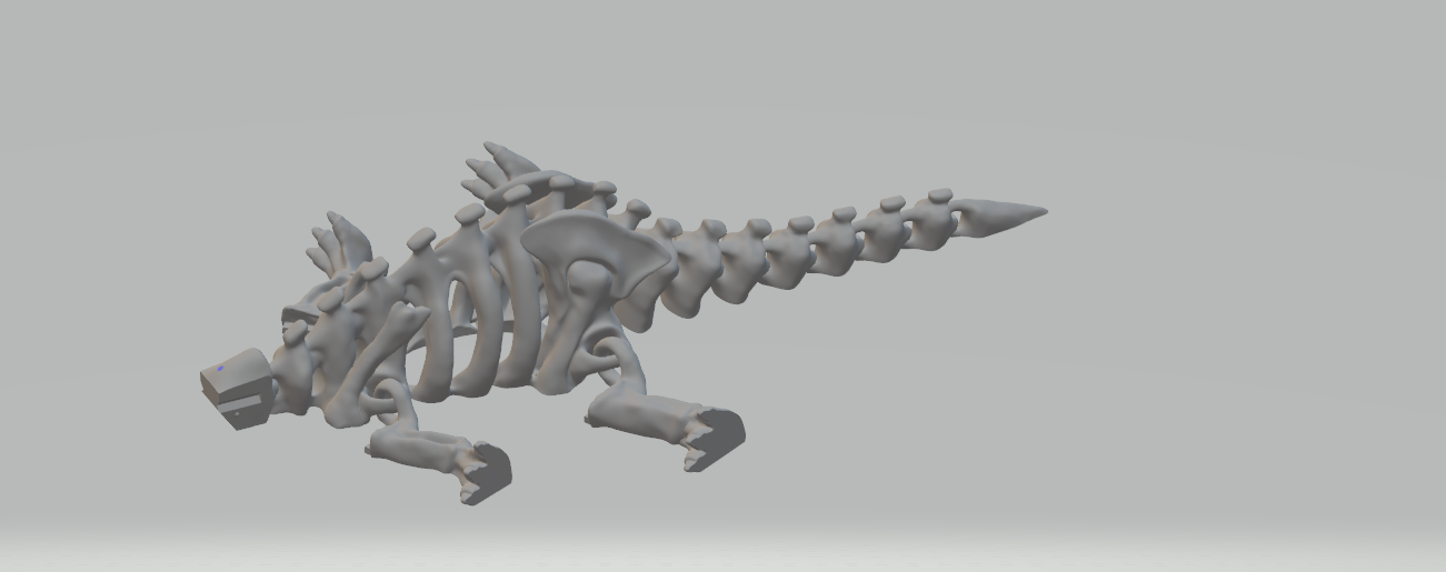 modular toy parts-interlocking 3D models_Tricerotops