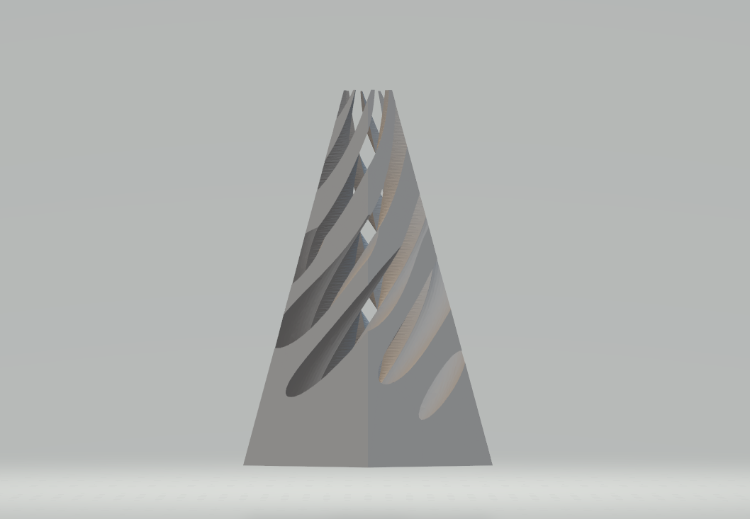 custom logo STL-embossed 3D sign designs_Outer spiral