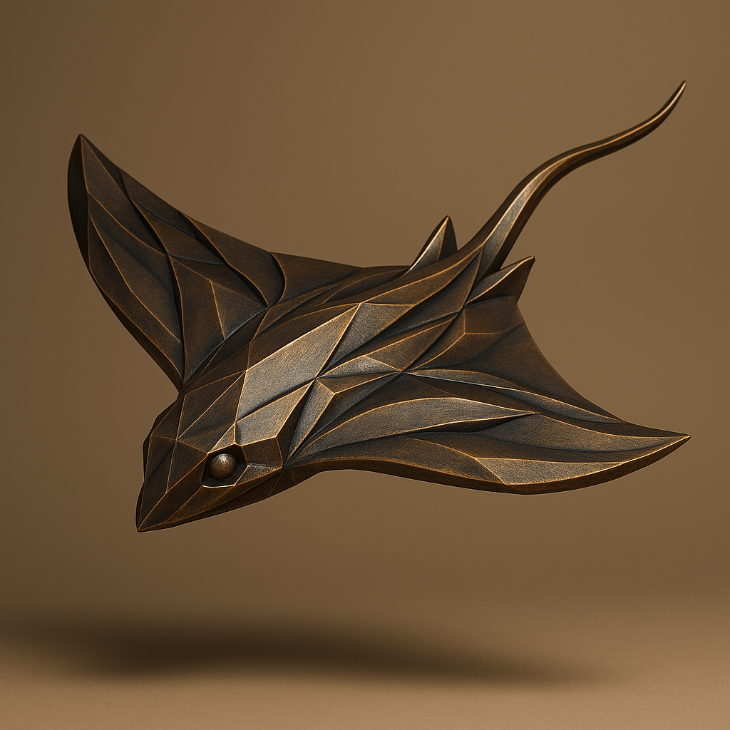 tabletop game accessories-custom dice STL_ CF Stingray