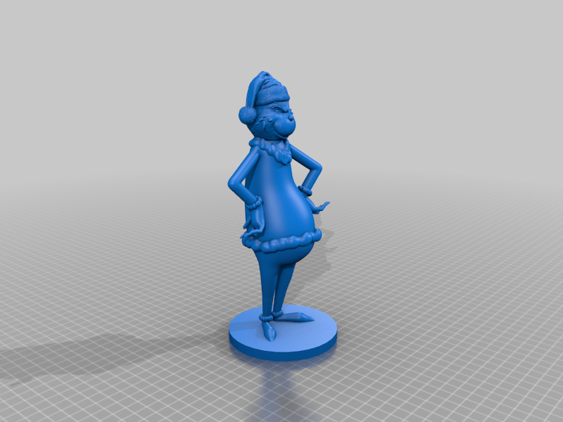 smartphone stand STL-tablet holder 3D model_Grinch