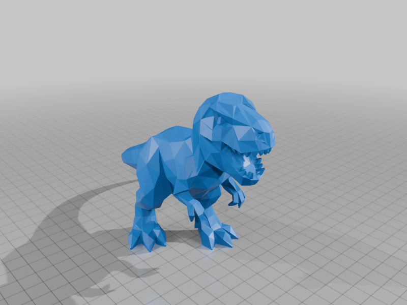 artistic statue STL-digital art figurines_T-Rex