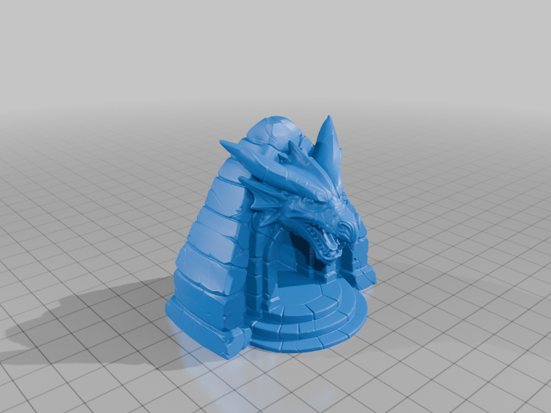 wearable gadgets STL-fantasy costume parts_Dragon Guardian Archway Miniature