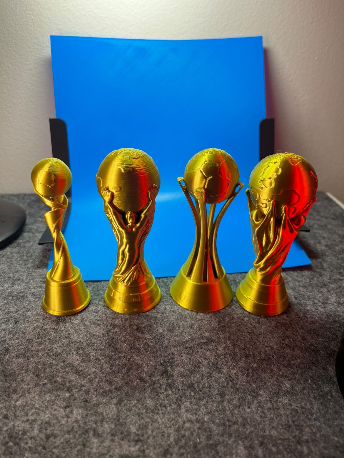 raspberry pi case STL-Arduino housing 3D model_FIFA World Cup Trophy Set – 3D Printed