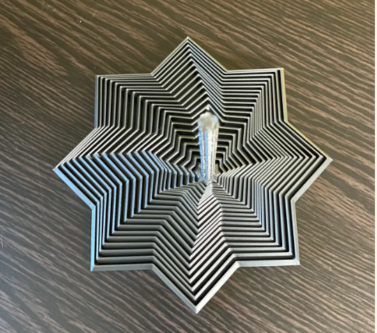 garden toy STL-flying toy 3D model_Star Fidget Toy - The Last Fidget You’ll Ever Need