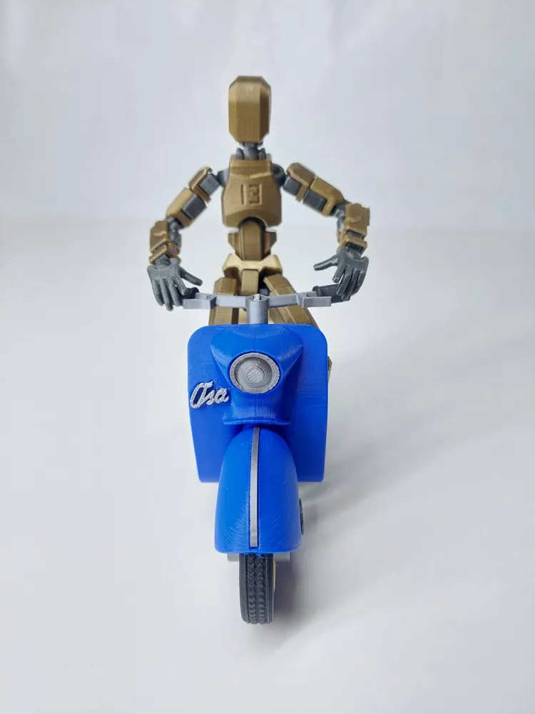 custom logo STL-embossed 3D sign designs_Scooty