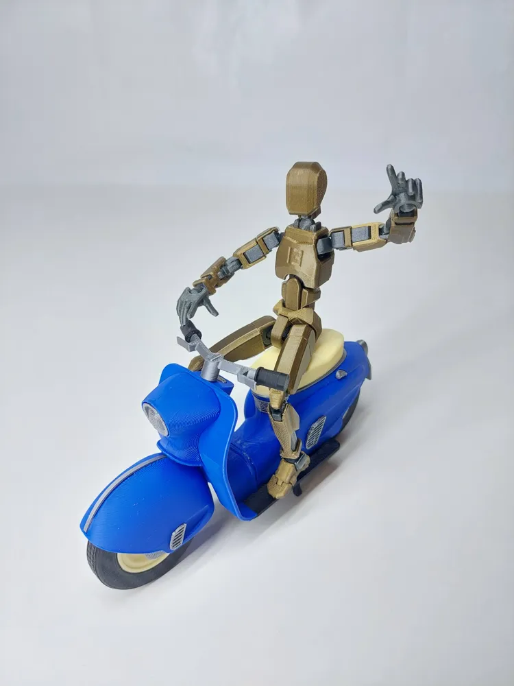 custom logo STL-embossed 3D sign designs_Scooty