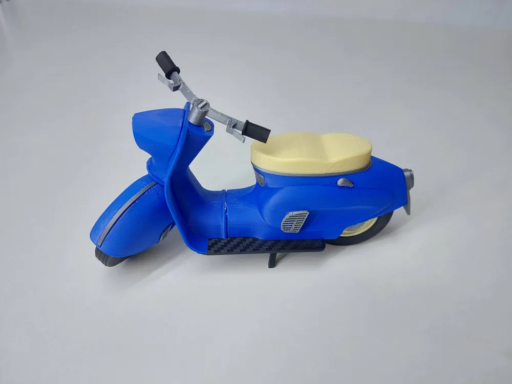 custom logo STL-embossed 3D sign designs_Scooty