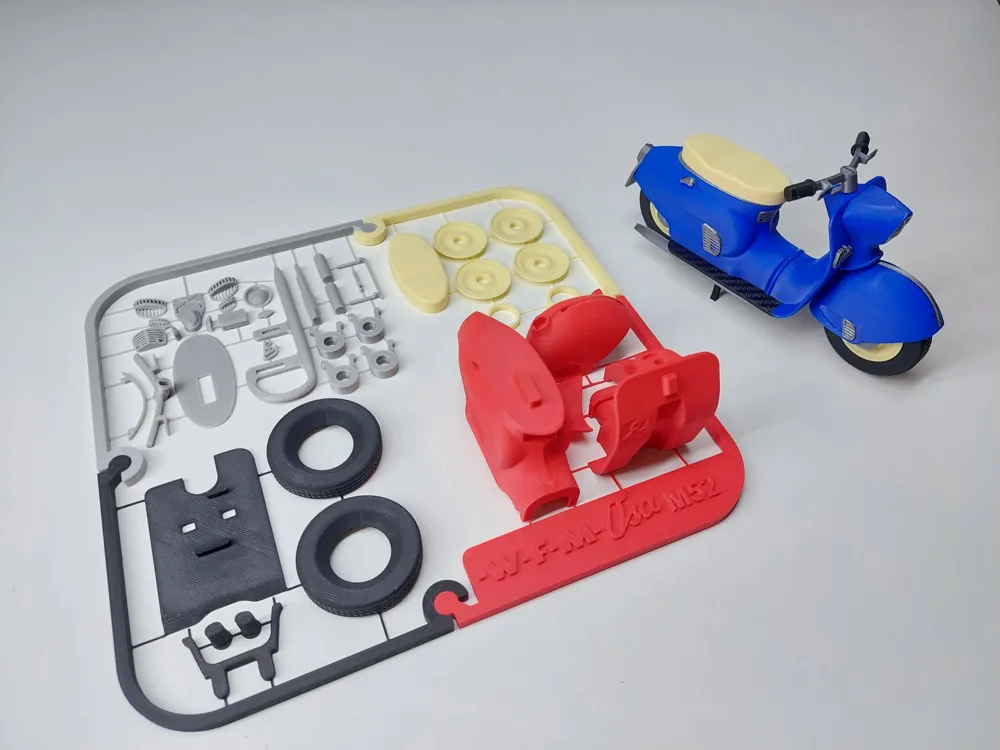 custom logo STL-embossed 3D sign designs_Scooty