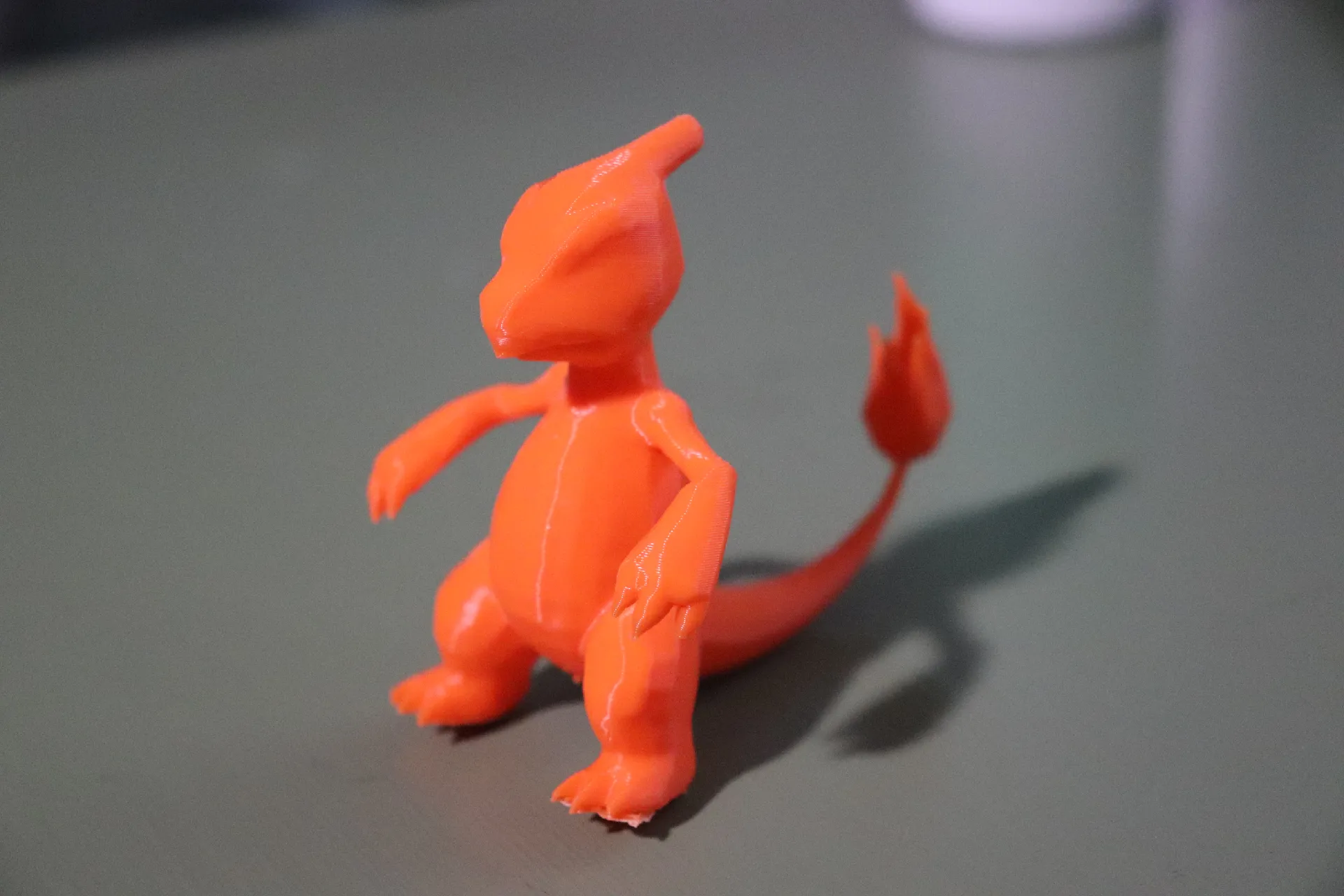 superhero STL files-collectible 3D figurines_Charmeleon Fan-Figure — Printable Pokémon Toy