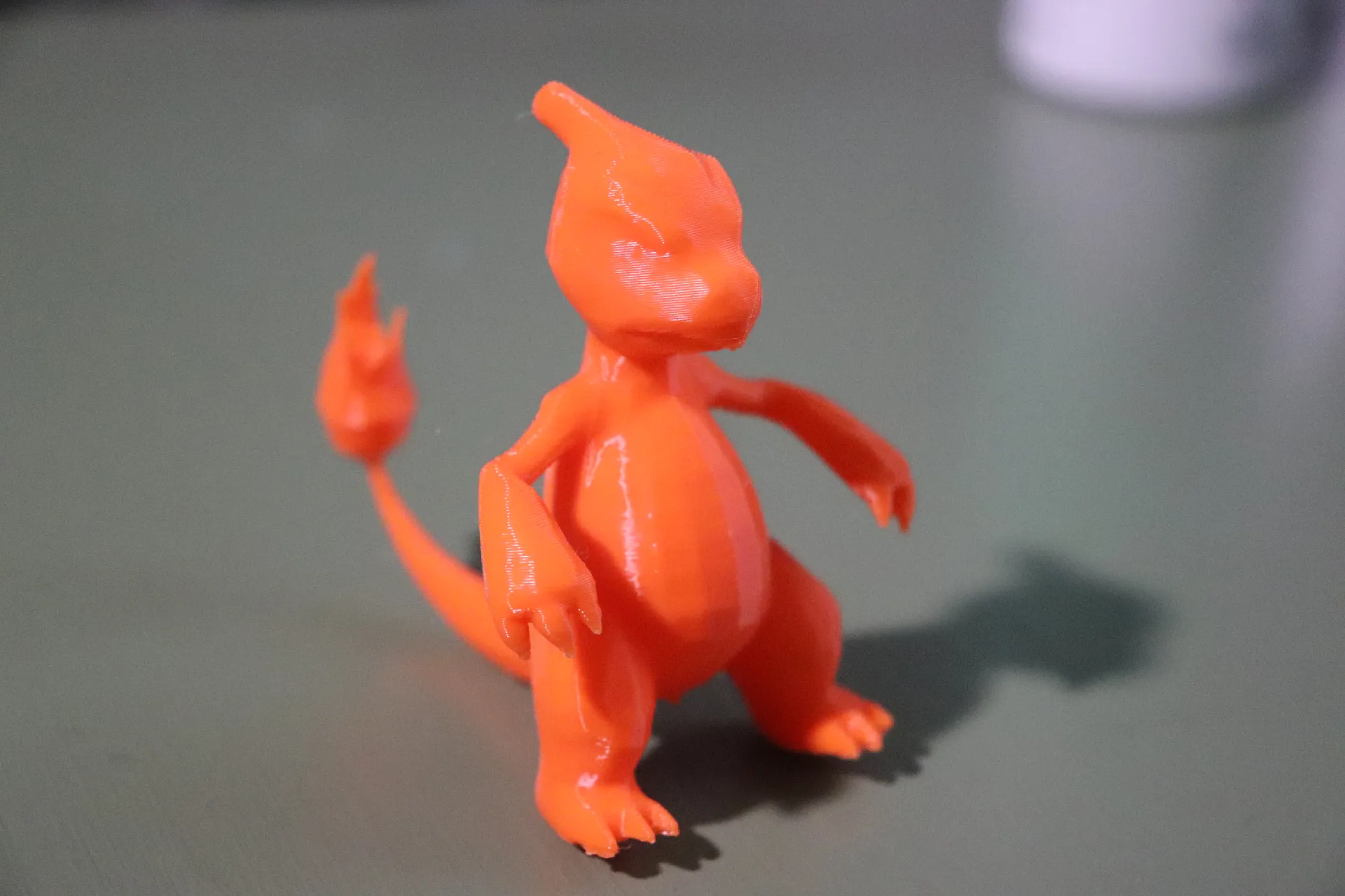 superhero STL files-collectible 3D figurines_Charmeleon Fan-Figure — Printable Pokémon Toy