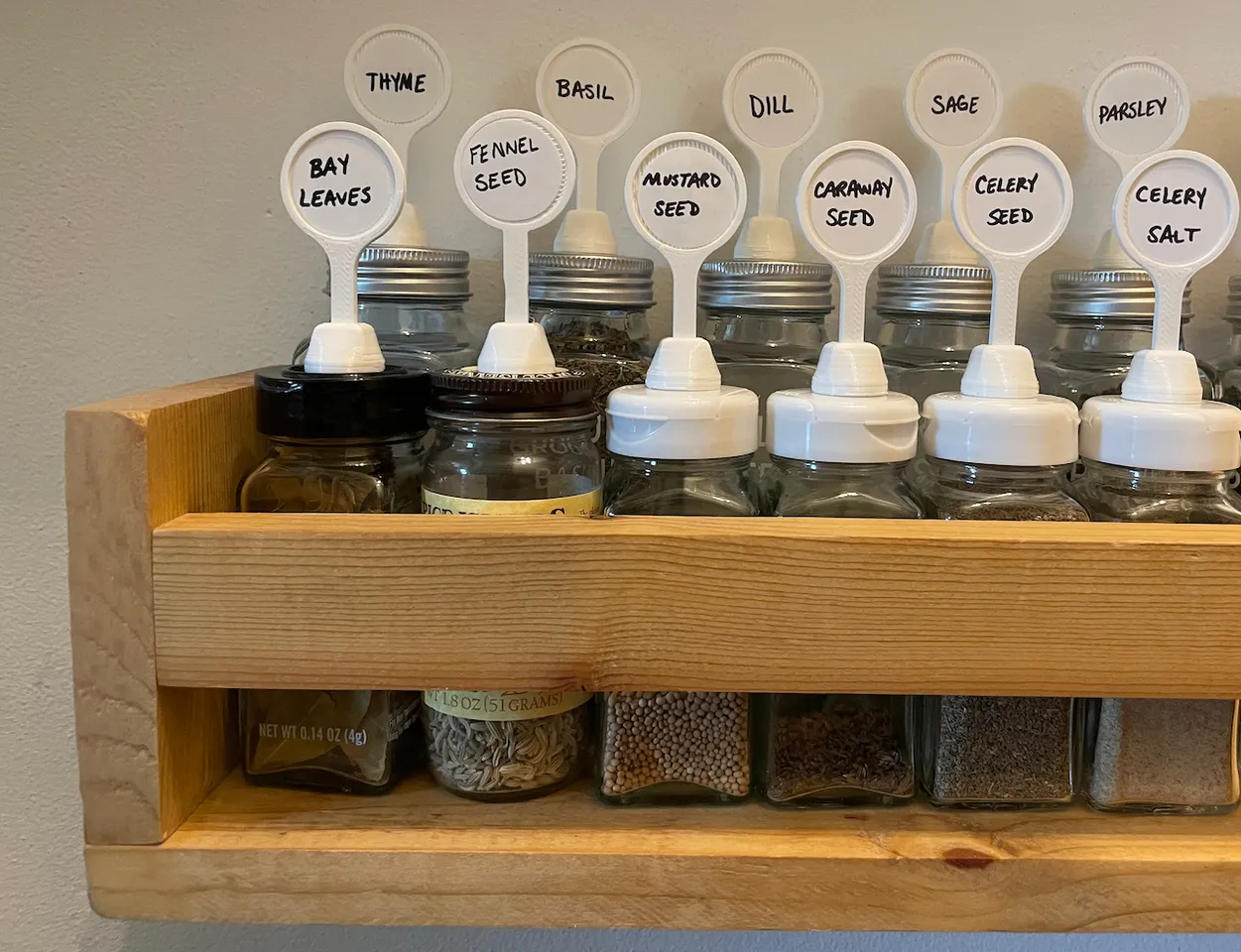 everyday 3D models-desktop gadget STL_Spice Jar Labels Pack – Custom Pantry Organizer