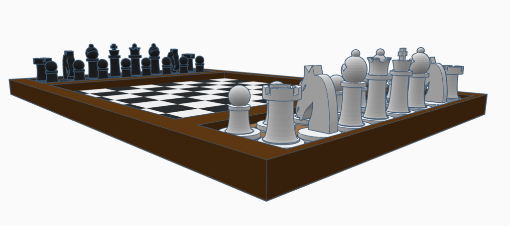 modular toy parts-interlocking 3D models_Chess