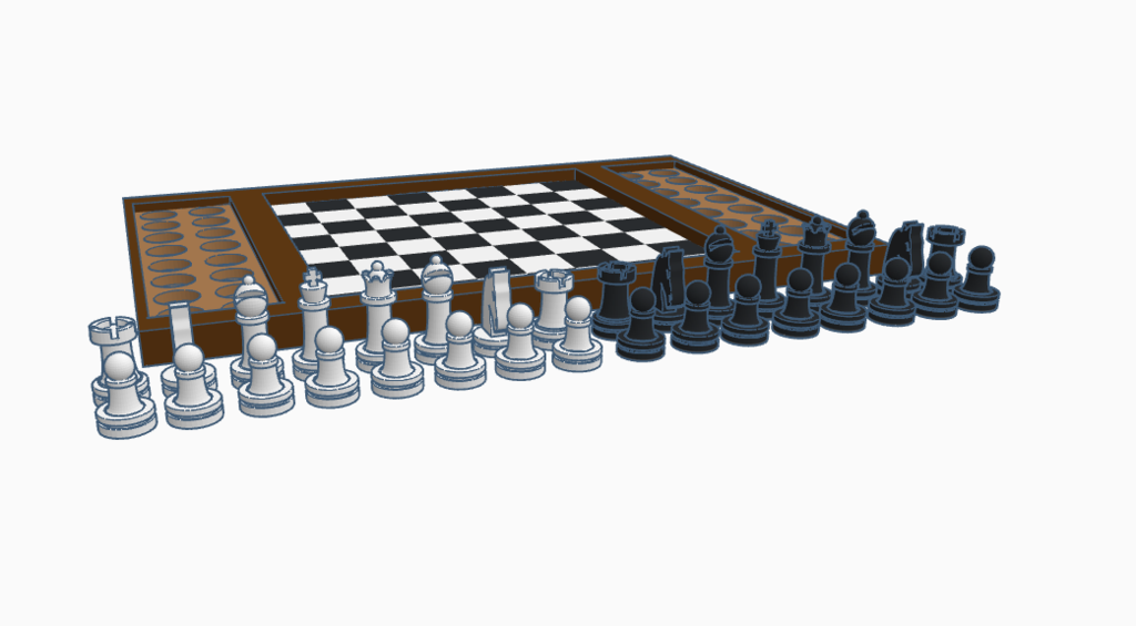 modular toy parts-interlocking 3D models_Chess