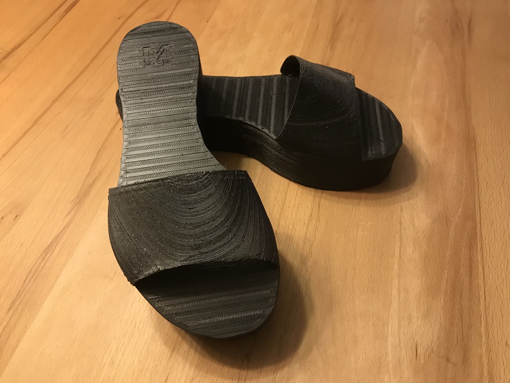 replica prop STL-3D printable cosplay weapons_Classic Platform Sandals