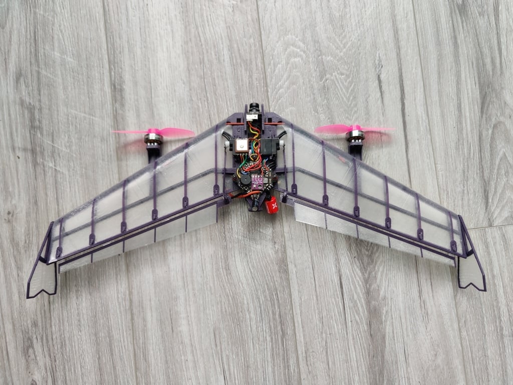 3D printed wall decor-hanging 3D art designs_Wing racer