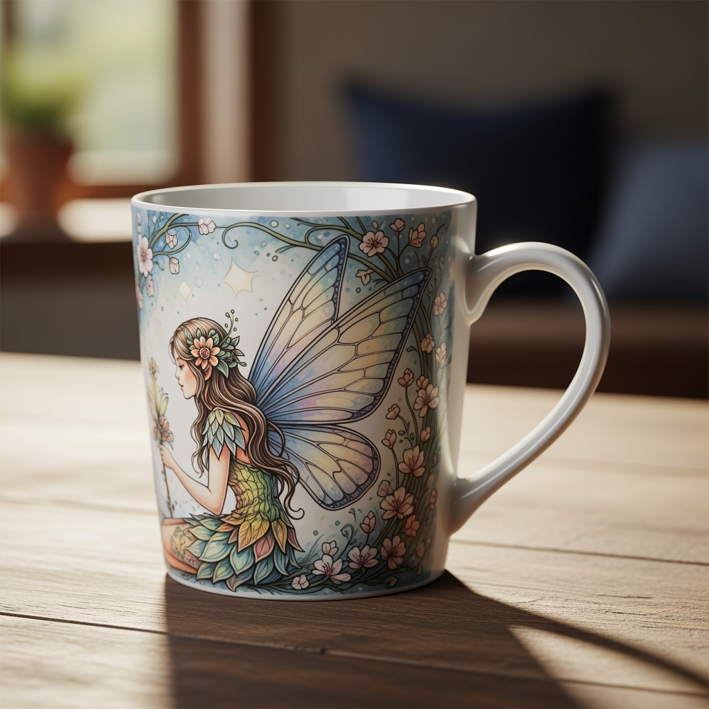 everyday 3D models-desktop gadget STL_Cup of tee ( with handle)