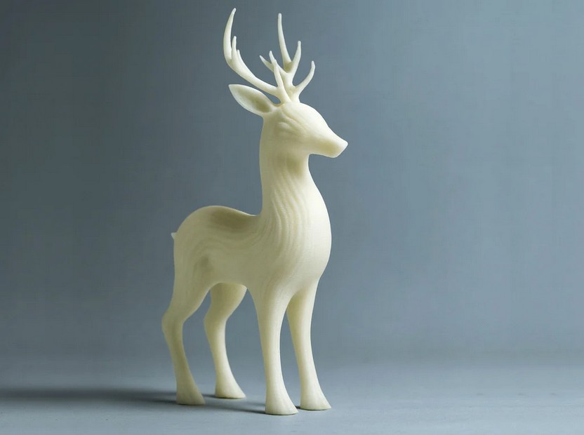 artistic statue STL-digital art figurines_Elegant Reindeer - Christmas Santa Ride