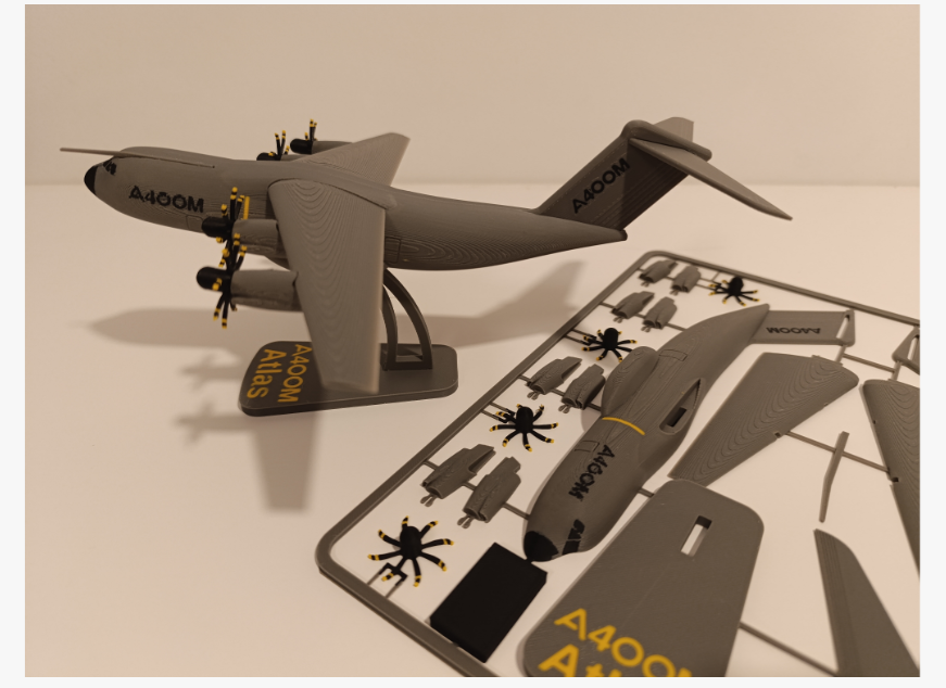 functional 3D components-engineering 3D print models_A400M Atlas Plane Kit Card