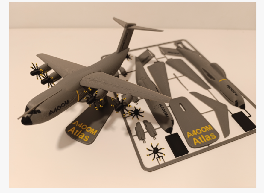 functional 3D components-engineering 3D print models_A400M Atlas Plane Kit Card