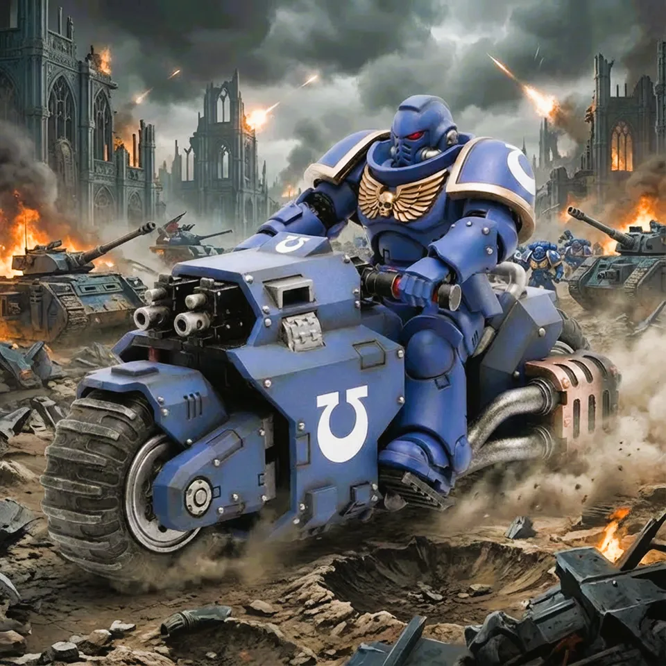 artistic statue STL-digital art figurines_Sons of Guilliman