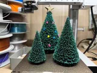 3D printed wall decor-hanging 3D art designs_Christmas 