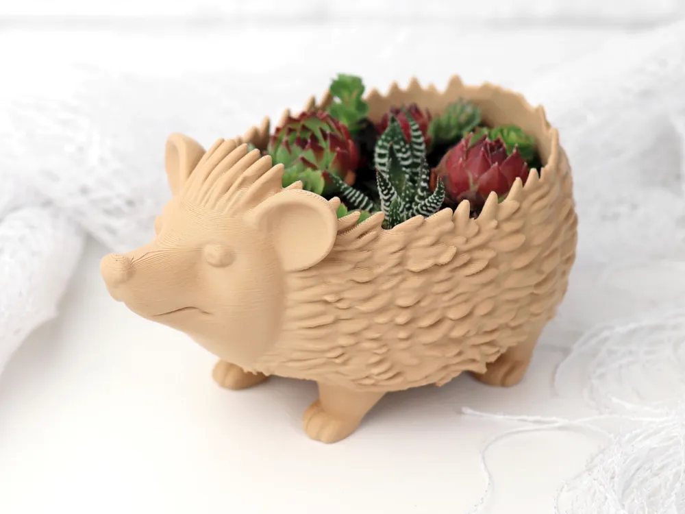 wearable gadgets STL-fantasy costume parts_Hedgehog Planter / Bowl