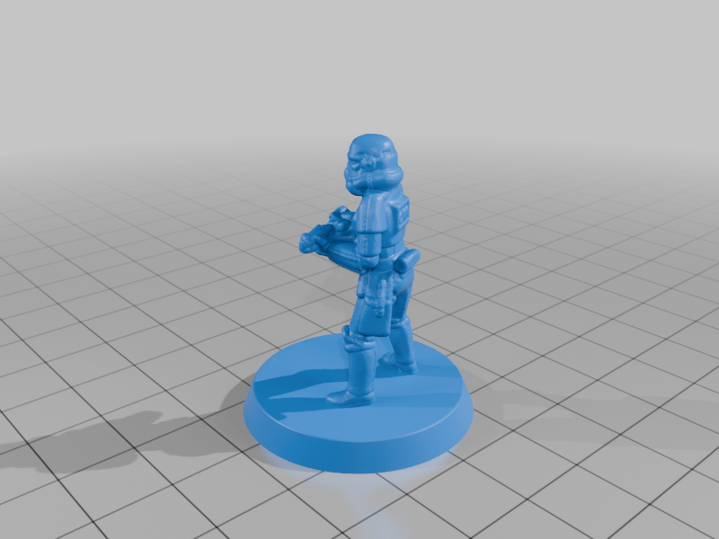 superhero STL files-collectible 3D figurines_Heroes of Star Wars blue