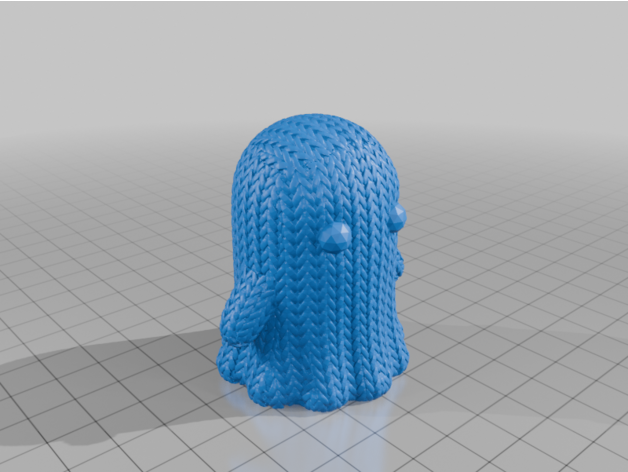 superhero STL files-collectible 3D figurines_KNITTED GHOST