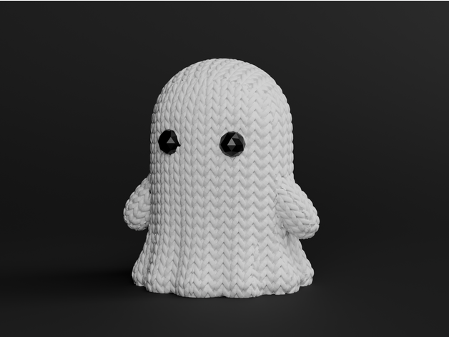 superhero STL files-collectible 3D figurines_KNITTED GHOST